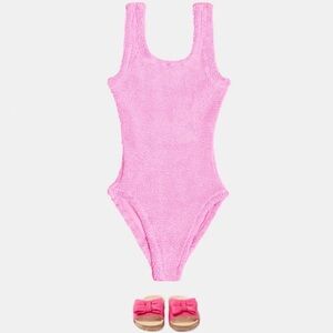 HUNZA G GIRLS ALVA ONE PIECE SWIMSUIT